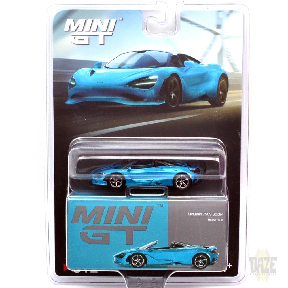 MINI GT 164 Scale MiJo TOYS - McLaren 720S Spider (Belize Blue)