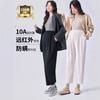 Pregnant Women Glutinous Rice Grandma Pants Spring and Autumn Outer Wear Leggings Spring Clothing No Support Loose Nine-point Straight Wide-leg Pants