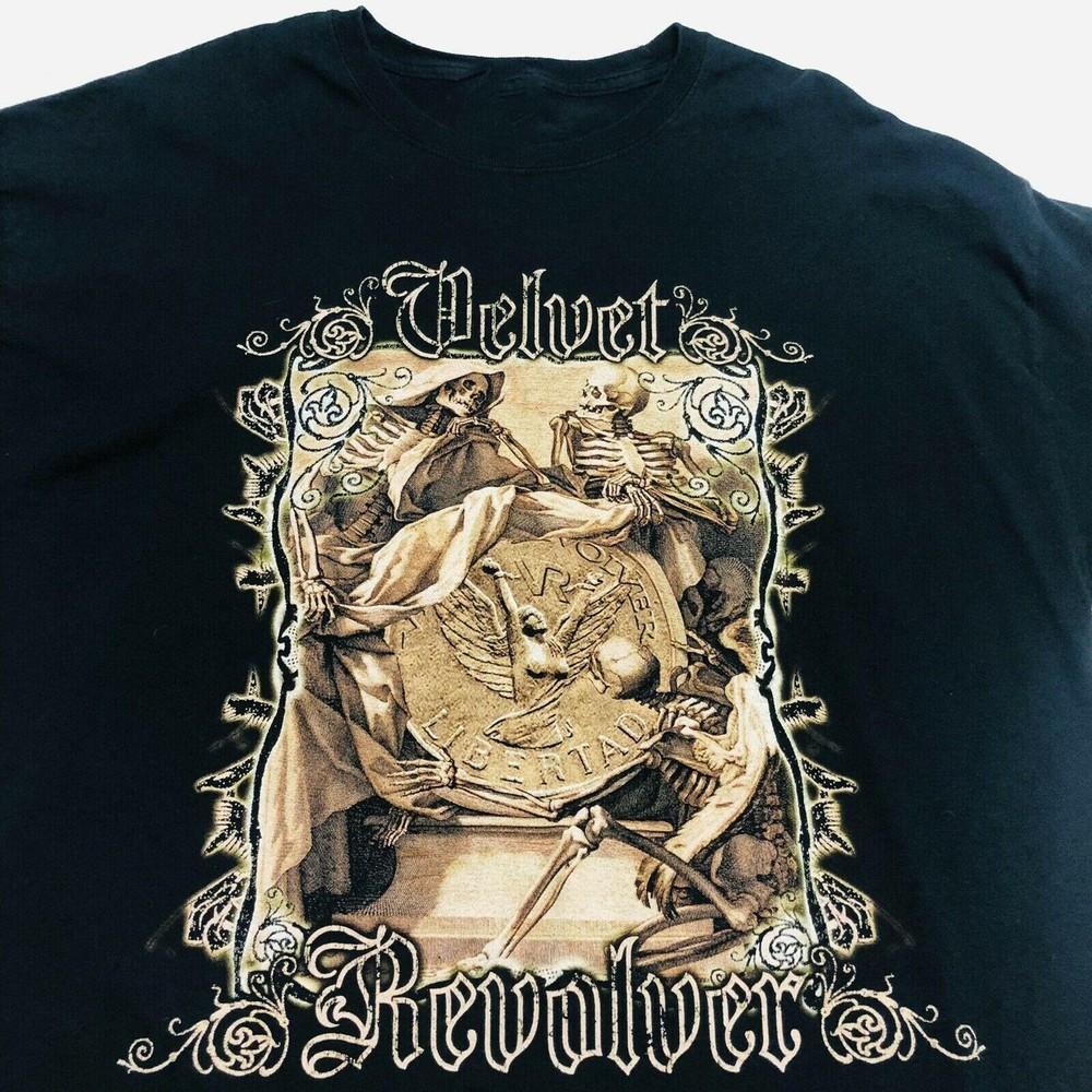 Vtg Velvet Revolver Band For Fans Heavy Cotton Black S-5XL Unisex Shirt BL231 Unisex T-Shirt S