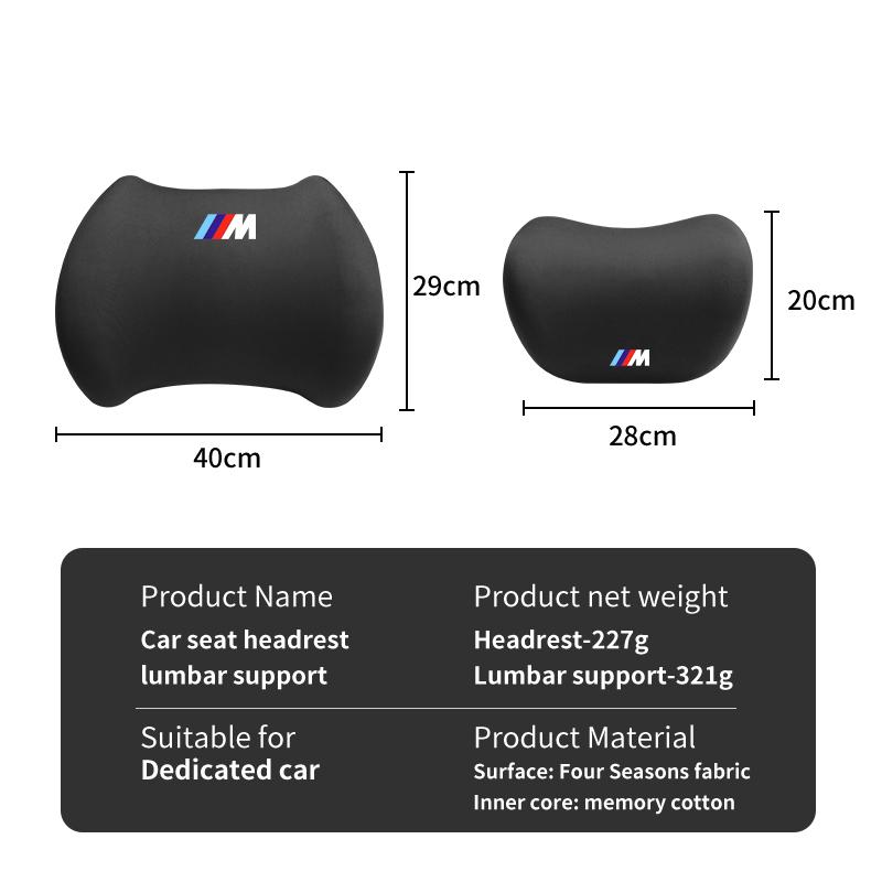 2025 Hot Car Memory Foam Seat Cushion Accessories For BMW X1 X2 X3 X4 X5 G20 G30 6GT E46 E90 E60 F10 F15 F25 F30 F20 E87 E70 F40