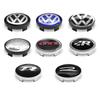 For Go4Pcs VW Hub Caps 56mm 60mm Car Wheel Center Wheel Caps Stickers For Volkswagen R Golf 4 Motion GTI Polo Touran Octavia Accessory