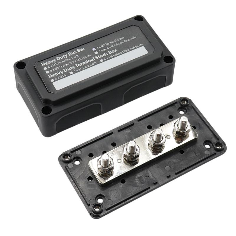 

RV Yacht M8 4-Way 300A 48V High-Current Copper Busbar