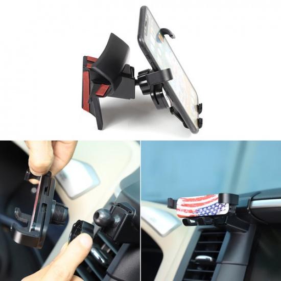US Flag Dash Mount Bracket Cell Phone Holder for Nissan Pathfinder 2013-18