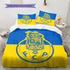 Juego de edredón y fundas de almohada del club de Oporto Decoración del hogar Regalo de cumpleaños (1 * funda nórdica + 2 * fundas de almohada, sin núcleo)