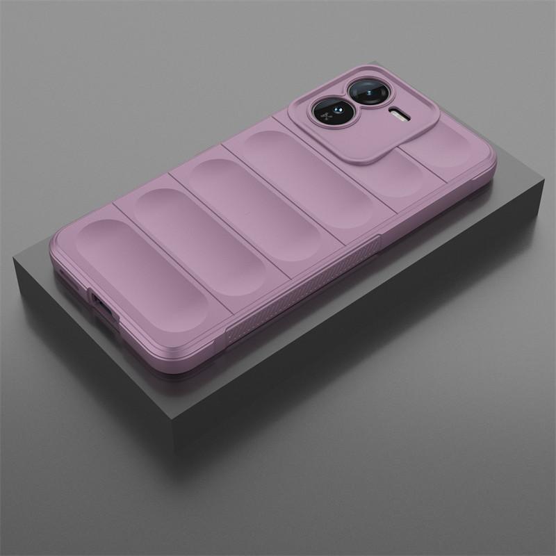 For IQOO Z9 5G Case IQOO Z9 5G Cover Cases Skin-Friendy Luxury Silicone Shockproof Protective Phone Back Cover For IQOO Z9 5G