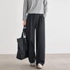 Men's Old Money Style Trousers Men's Autumn and Winter Trendy Brand New Solid Color Drape Casual Pants Straight Loose Trousers