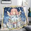Anya Forger Print Flannel Blanket, Ultra Soft High Quality All Seasons Warm Throw, Home Decor Cozy Blanket, Perfect Christmas Gift