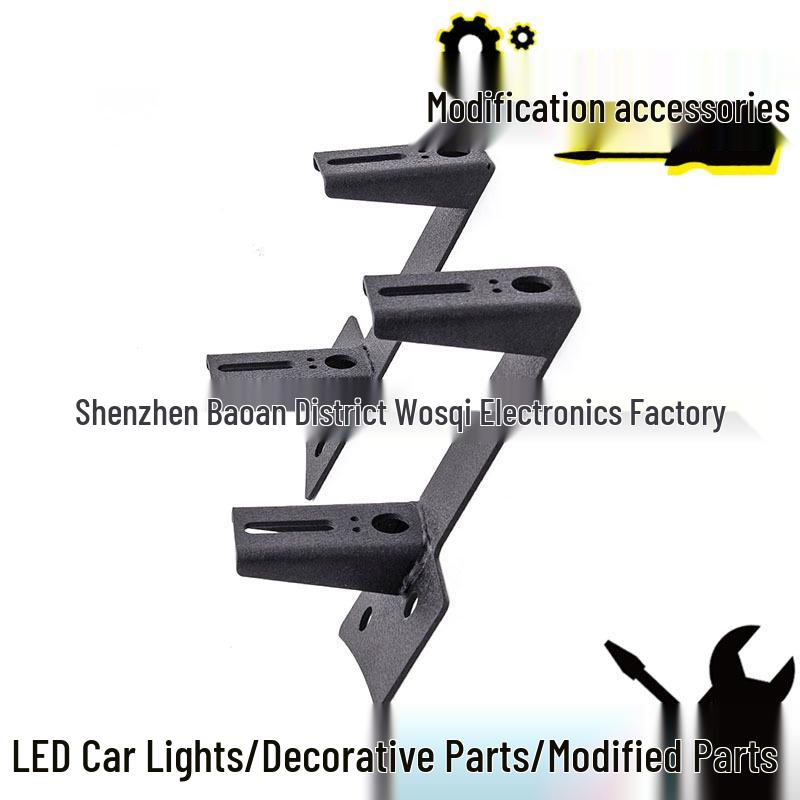 Rustproof Jeep Wrangler A-Pillar Car Light Bracket for Fog Lights – Single/Double Layer