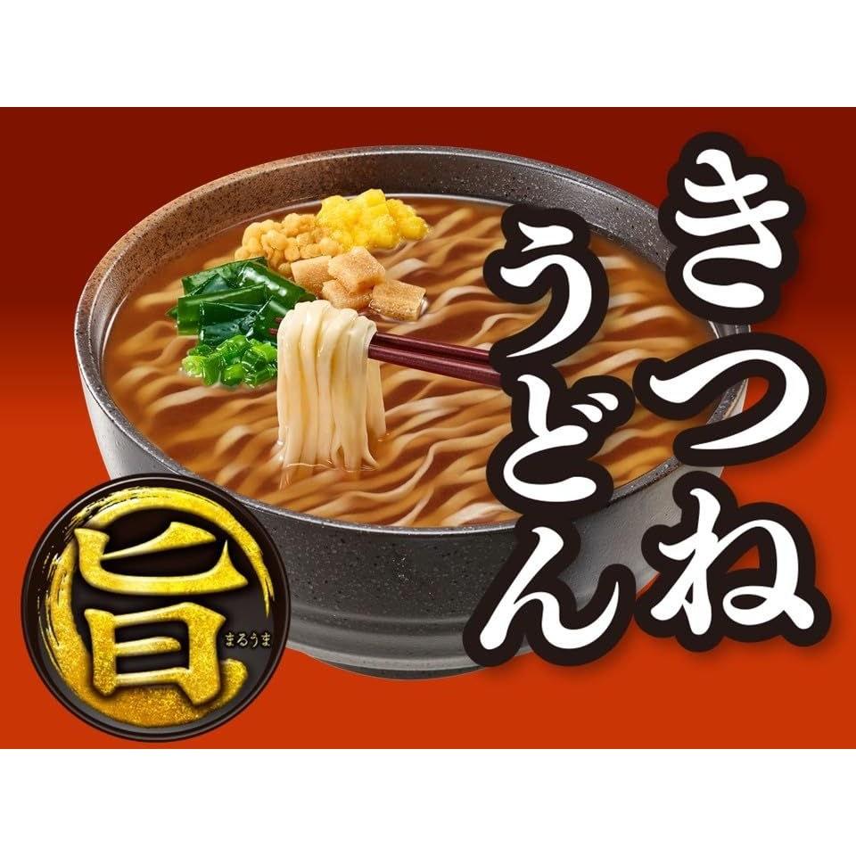 Acecook Maru Uma Serie Sortiment (4 Sorten 3 Portionen insgesamt 12 Stück) Set Garnelen Tempura SobaFuchs UdonWonton Chinesische SobaSchweineknochen Ramen