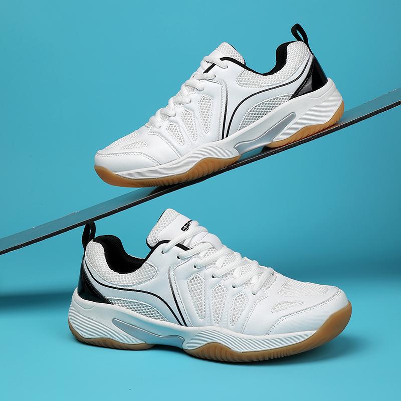 New Men's Volleyball Shoes Outdoor Fitness Badminton Sports Shoes Mesh Breathable Tennis Shoes Indoor Sport Training Sneakers