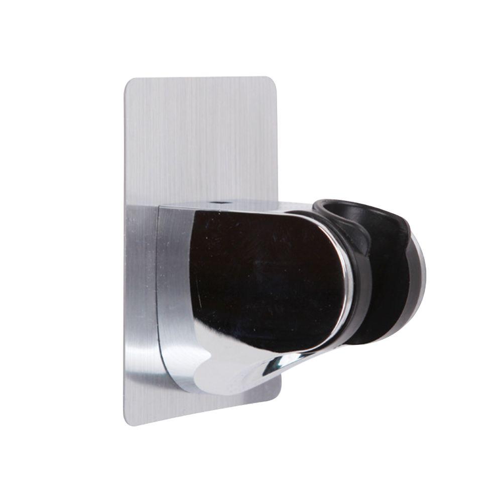 2 Pack Adjustable Showerhead Bracket Self-Adhesive Handheld Shower Holder Shower Head Holder Hotel