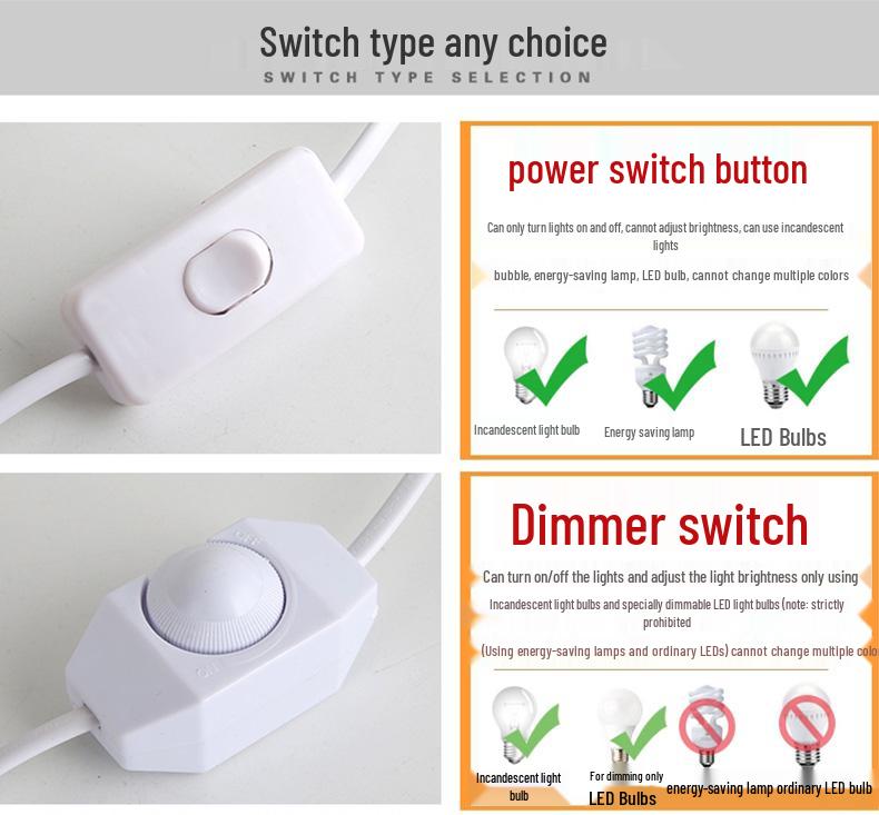 Nordic Macaron-Colored LED Desk Lamp - Eye-Protecting, Dorm-Ready for Students