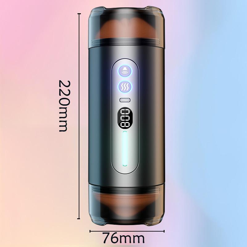 Automatic Male Sucking Masturbator Realistic Pocket Pussy Vagina with Oral Mouth Vibrating Adult Sex Toy for Men 18+