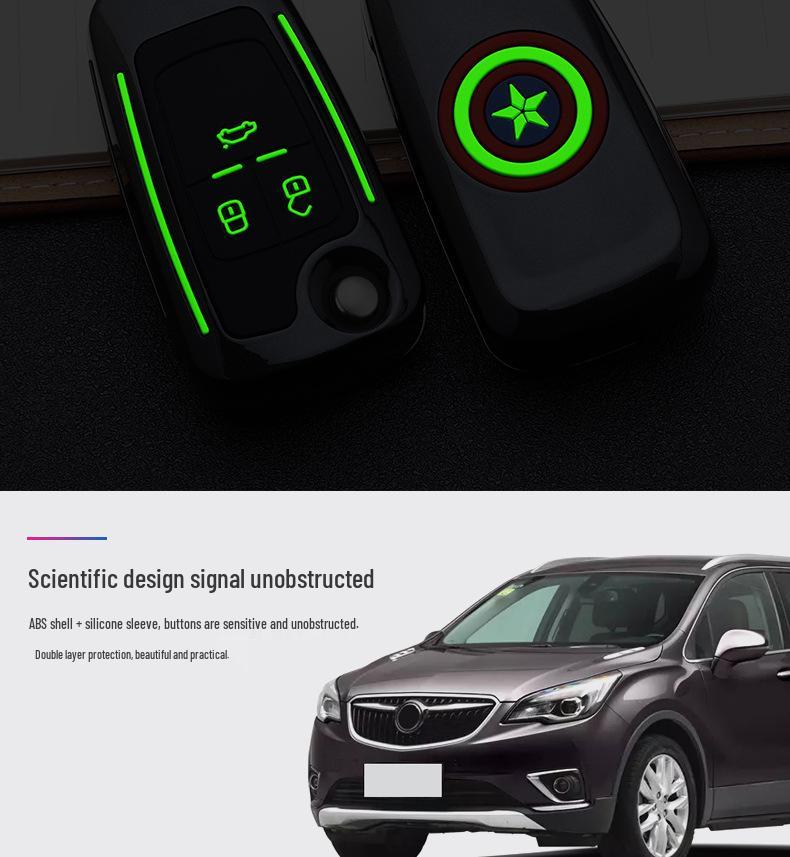 Buick Encore S Fashion Key Case with Buckle and Remote Shell Design