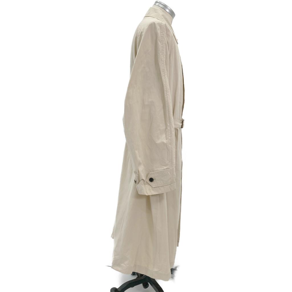 ES:S 23Stainless Steel WIDE SOUTIEN COLLAR COAT with BELT Coat 2 beigeUsed