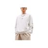 Li-Ning Sports Fashion Series Logo Embroidered Crew Neck Sweatshirt Unisex Tops Milk-White AWDT605-4