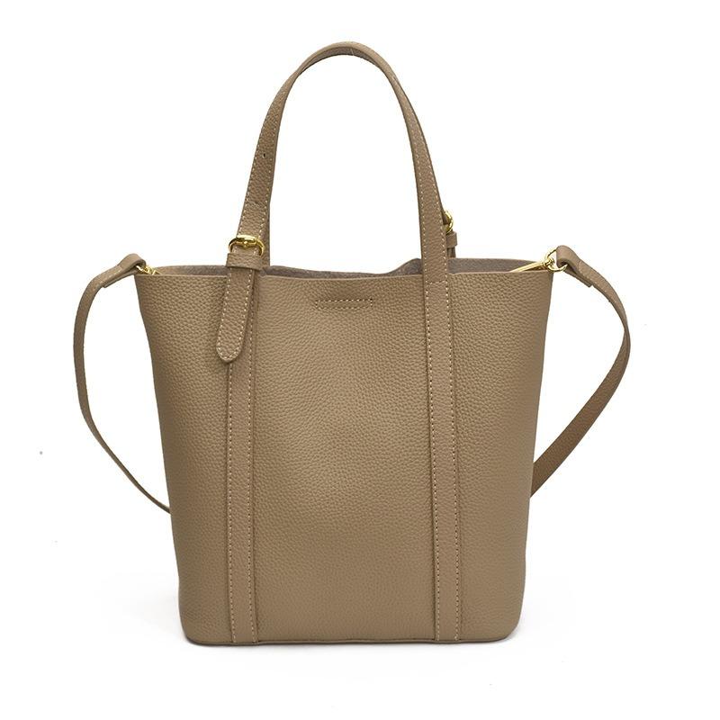 

Large-capacity commuting retro portable child and mother bag going out versatile casual shoulder bag texture popular messenger tote bag хаки