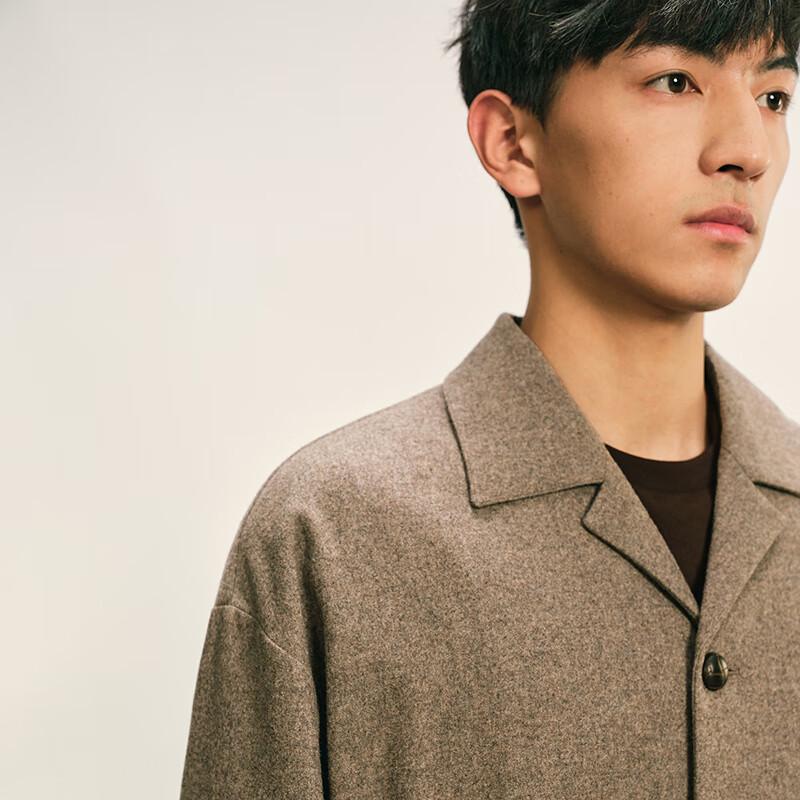 Men's 100% Wool Loose Fit Blazer