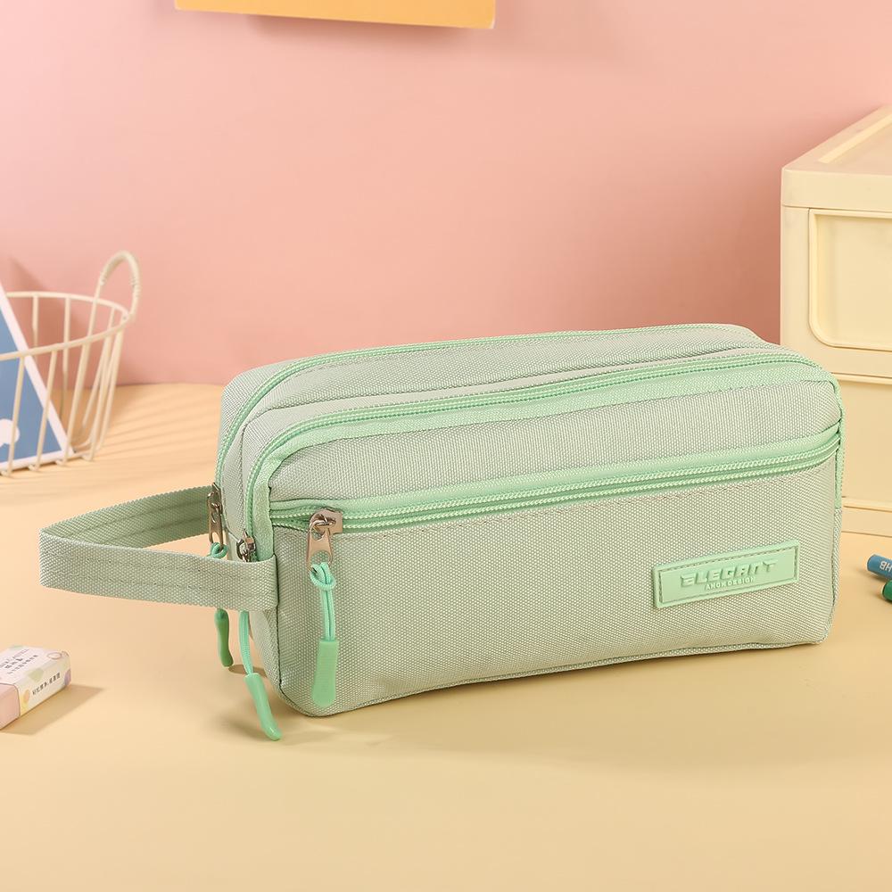 Unisex Multi-Layer Portable Pencil Case for Students—Large Capacity Stationery Organizer