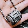 B.M War Hammer EDC Knife Pendant Fingertip Gyro Pendant Adult Fidget Toy Paracord Rope Decompression Toys Edc Titanium Accessory