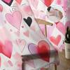 Aquarell Liebe Hand Gezeichnet Tüll Vorhänge Für Wohnzimmer Transparent Vorhang Für Schlafzimmer Küche Jalousien Voile Vorhänge