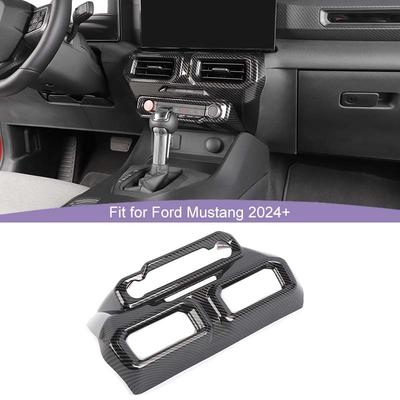 Tinka Ford Mustang 2024 m. ir vėlesniems ABS centrinės konsolės oro kondicionieriaus ventiliacijos angos skydelio dekoratyvinis dangtelis Apsauginė lipdukas Automobilio interjero aksesuarai