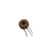Toroidal Common Mode Inductor, T6*3*3, 0.3 Natural Color Wire, 11 Turns, 500µH, 1.5A, Split Winding Magnetic Core Coil
