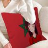 Morocco Map Flag Personalized Picture Text Home Decorative Pillows Household Gifts 45X45Cm