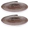 2Pcs 9x5mm Household Dust‑Proof Windproof Door Window Car Self‑Adhesive Sealing Strip