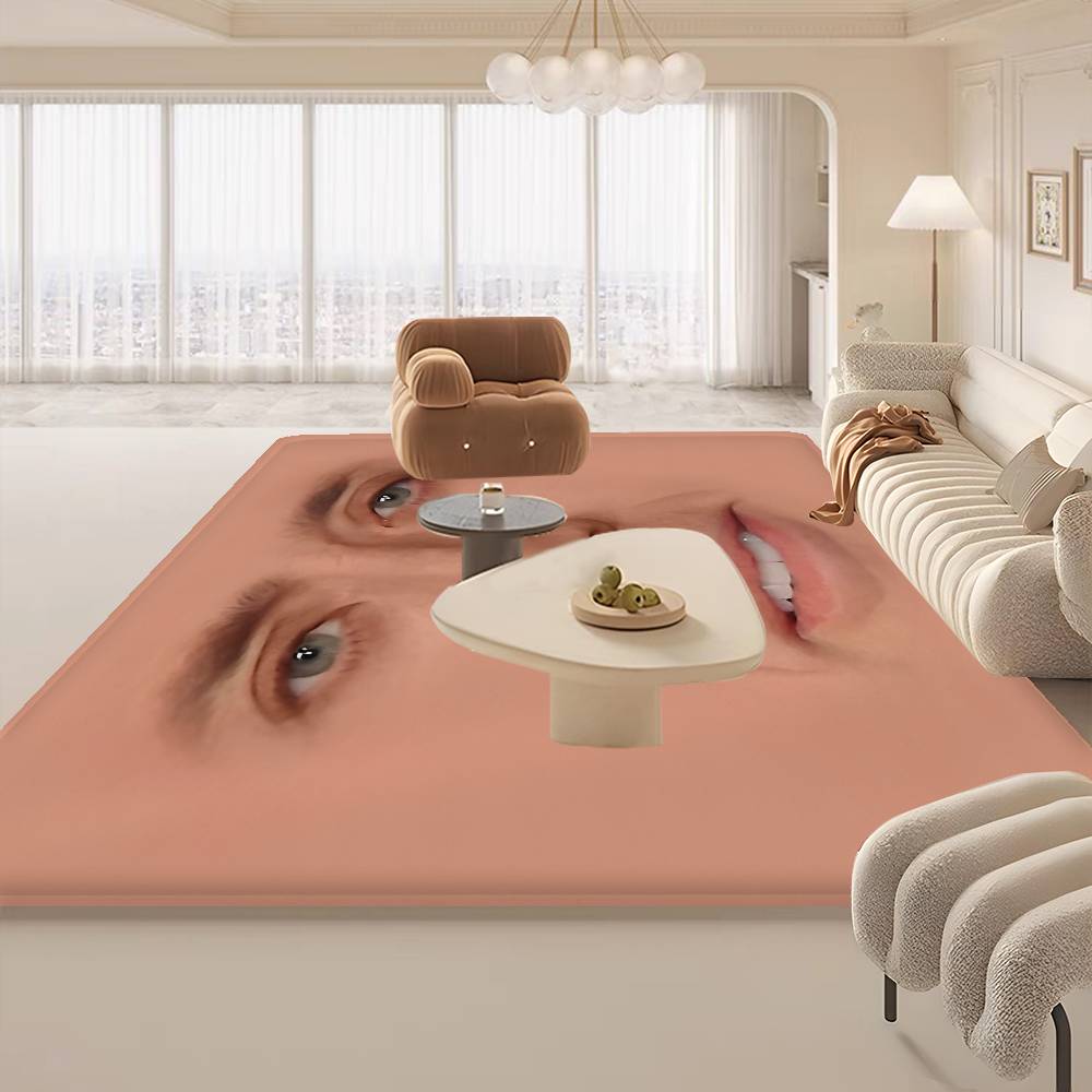 Nicolas Cage Face Hallway Carpet Washable Non-Slip Living Room Sofa Chairs Area Mat Kitchen Doormat Area Rug