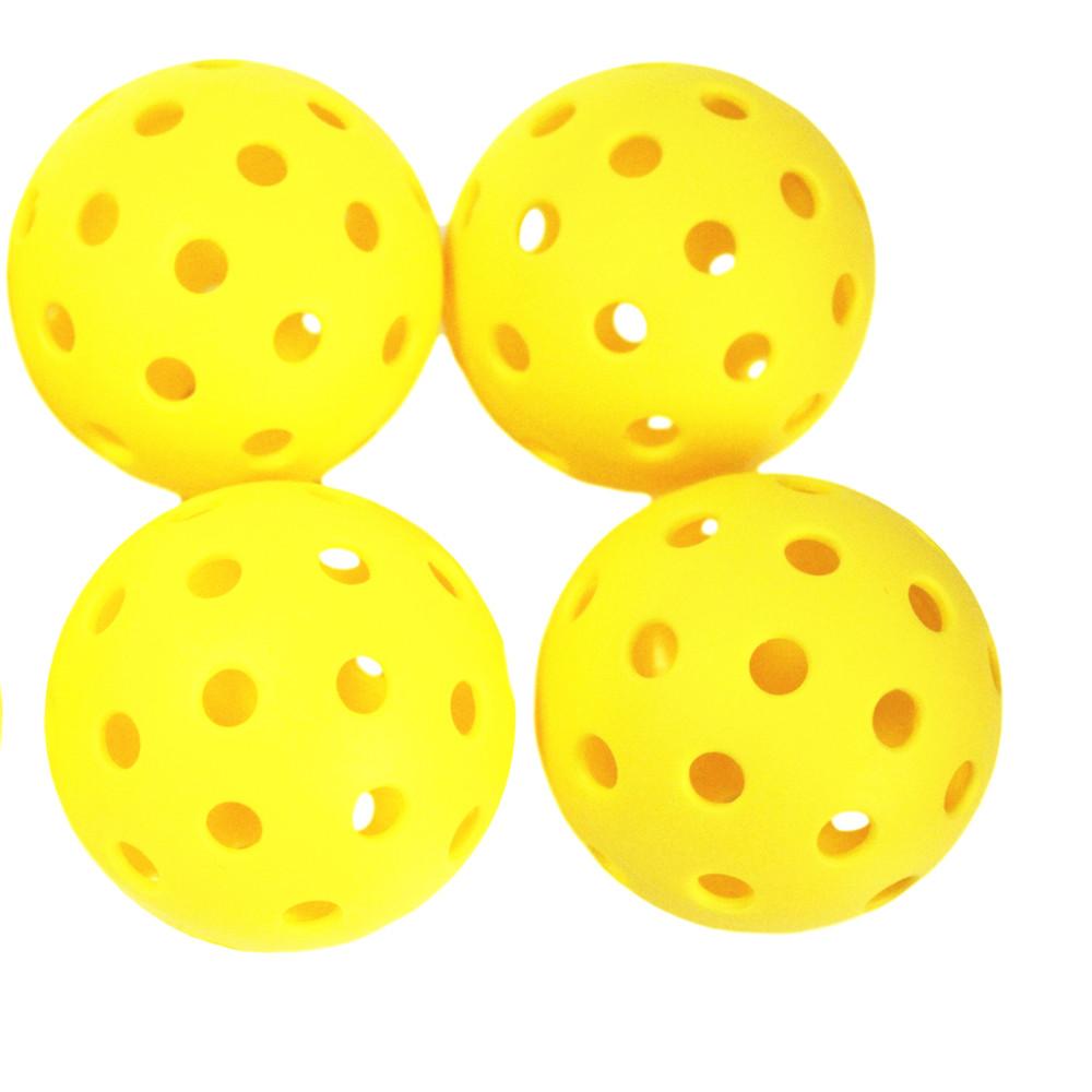 12pcs Pack Indoor Pickleball Balls 26 Holes Training Pickleball Accessories 74mm Standard Home Pickle Ball Balls