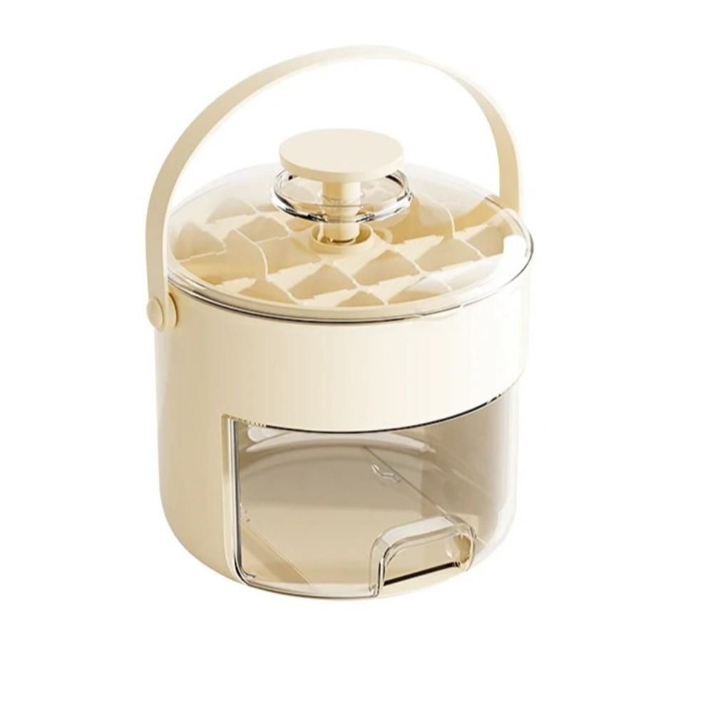 

Useful 40 Grid Ice Cube Mold with Lid Reusable Ice Cube Maker Multifunctional Large Capacity Ice Compartment Boxs Ice Tool чёрный