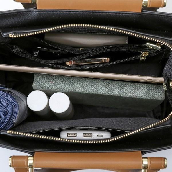 Tote Bag New Fashion Bag Commuting Large Capacity Women's Bag Embossed Letters Ladies Handbag Can Be Shoulder Crossbody