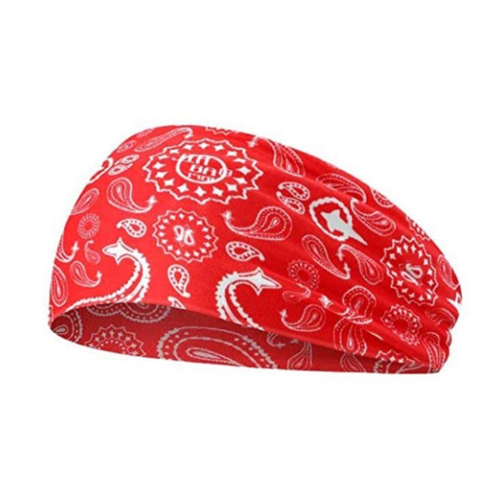 Unisex Running Fitness Headband For Sports Yoga Sweatproof Elastic Cotton Headscarf