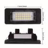 1/2PCS 24LED License Plate Number Light For BMW E90 M3 E91 E92 E70 X5 X6 E39 F30 E60 E61 E93 Car Products License Plate Lights