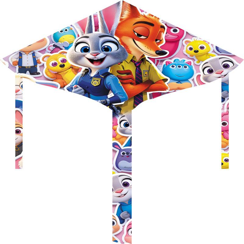 2026 Easy-Fly 1 Meter Diamond Rainbow Kite: Perfect for Beginners, Hot Selling