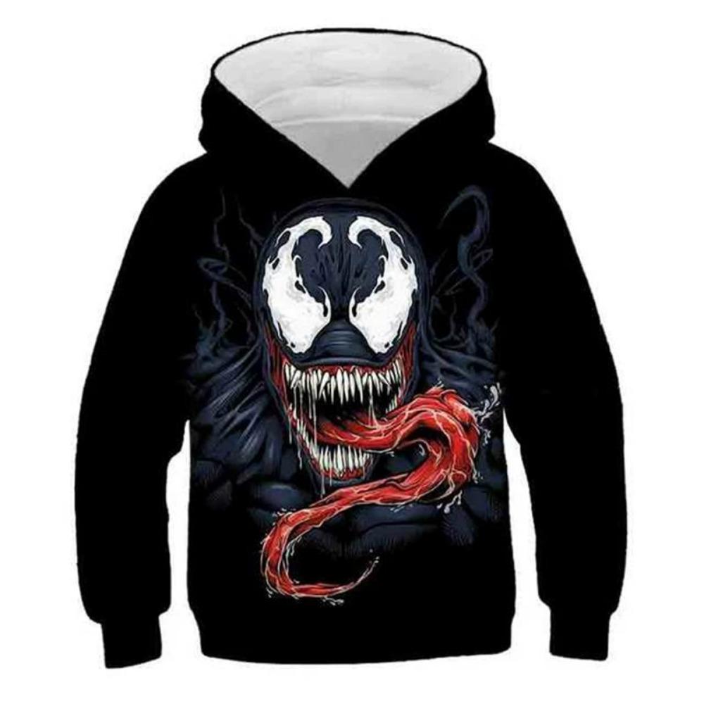 Boys Spring Marvel Hoodie Avengers Spider-Man 3D Print Baby Boy Clothes Breathable Kids Sportswear Hooded
