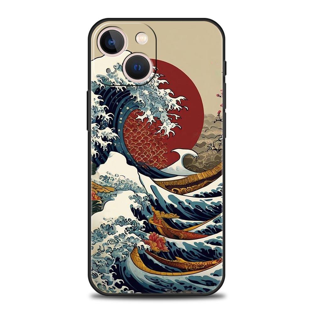 Giappone Tokyo Osaka Kanagawa Custodia per Telefono con Etichetta Per iPhone 16e 15 14 13 12 11 Pro Max XS X XR SE 7 8 Plus Cover in TPU per iPhone 16