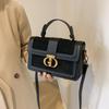 New Retro Hand-held Small Square Bag with High-end Texture, Niche Design, Light Luxury Shoulder Bag Wholesale