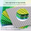 Cross-border 16x32 Large Particle Building Block Baseplate with 24x24 Rounded Corner, Right Angle, 38.4x38.4 Wall Baseplate