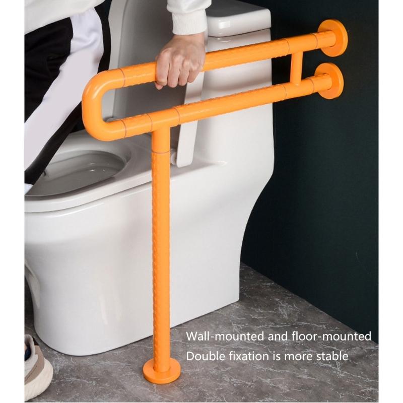 Nonslip Bathroom Handle Elderly Support Shower Rail Toilet Handrail Stainless Steels Grab Bar Easy Installation
