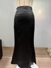 Satin Midi Mermaid Skirt - New Autumn Colors