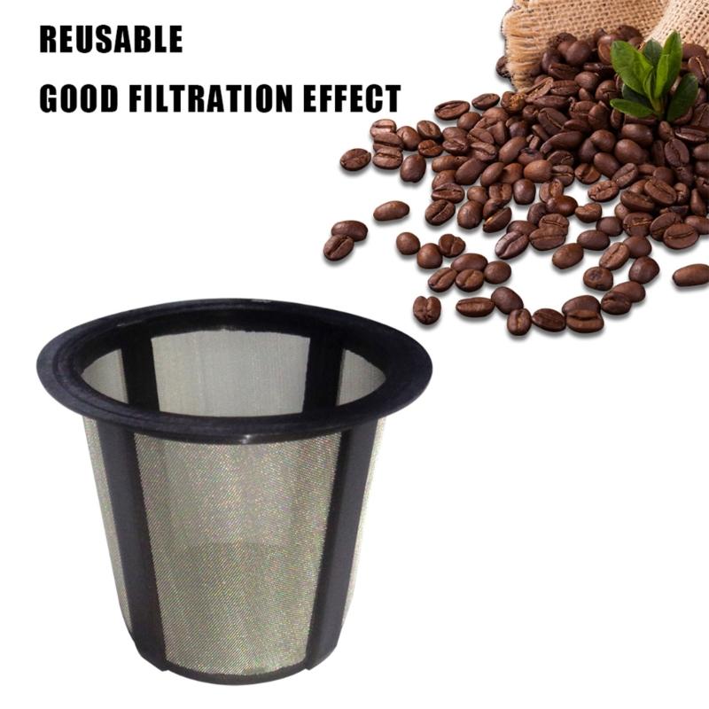 Reusable Coffee Filter Durable Coffee Maker Filter Coffee Funnel Baskets Coffee Strainers Plastic Material for Coffee