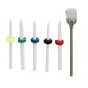 6pcs Nail Drill Bit Set Professional Home Salon Ceramic Cuticle Remover Bits for Nail Artist Novice