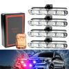 16 LED Bezdrátové nouzové blikající světlo do auta LED 12V pro přívěs, nákladní automobil, stroboskop, policejní výstražné světlo, automatická diodová lampa