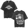 Anime Death Note Vintage Washed T Shirt Manga Yagami Light Misa Amane Graphic Tshirt Male Women Fashion Cotton Casual T Shirts