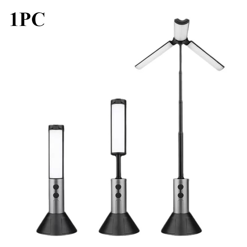 Трансграничный новый многофункциональный кемпинговый телескопический фонарь, белый лазерный кемпинговый фонарь, съемный абажур, складной рабочий фонарь для атмосферы 1PC