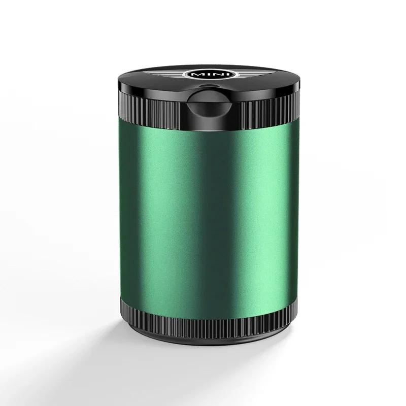 Car Ashtray With LED Light Lid Portable Metal Inner Liner Ashtray For BMW Mini Cooper One S R50 R53 R56 R60 F55 F56 F57 Clubman