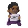 Handmade Wool Knitted Ornaments, Cute Positive Energy Funny Doll Ornaments