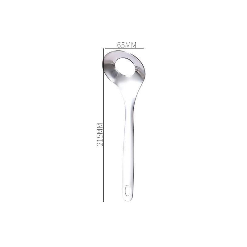 Stainless Steel Anti Stick Meatball Scoop Fall Resistant Portable Hollow Smooth Maker Spoon